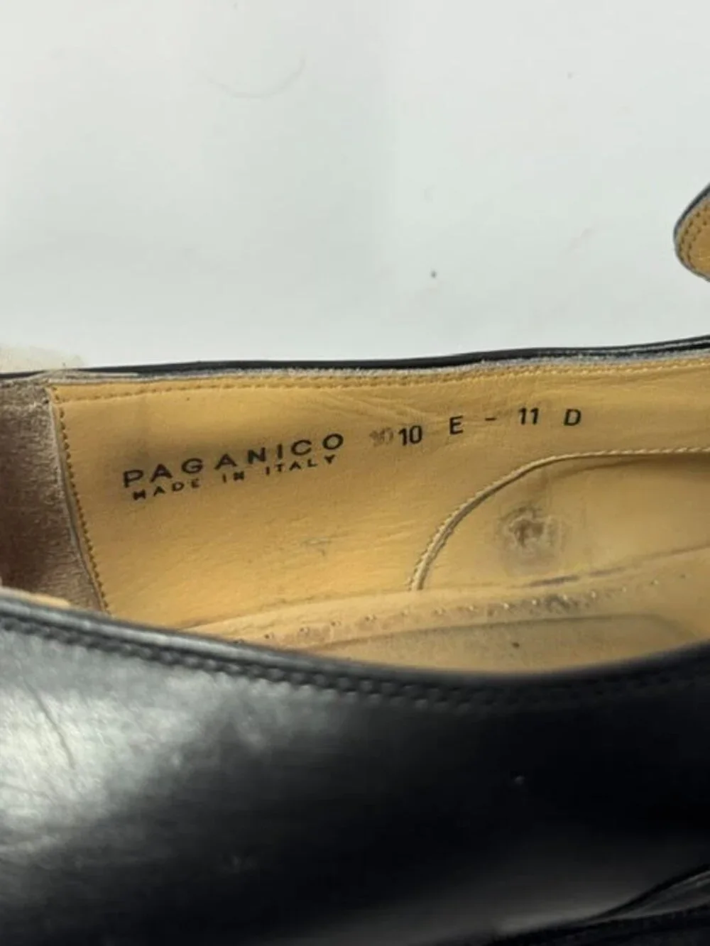 Bally Black Leather Slip-On Loafers Square Toe Dress Shoes Men’s 11D 10EU Italy